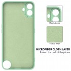 Nothing CMF Phone 1 "Shell" cieta silikona (TPU) apvalks - zaļš