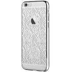 Apple iPhone 6S elegants Devia Crystal Baroque Swarovski dzidrs (caurspīdīgs) sudrabs plastmasas apvalks ar kristāliem