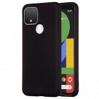 Google Pixel 5 „Shell“ cieta silikona (TPU) melns apvalks