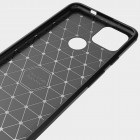 Google Pixel 5A 5G „Carbon“ cieta silikona (TPU) melns apvalks