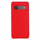 Google Pixel 6 Pro Shell cieta silikona (TPU) apvalks - sarkans