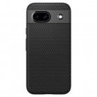 Google Pixel 8A "Spigen" Liquid Air melns cieta silikona apvalks