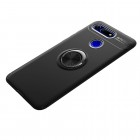 Huawei Honor View 20 (V20) „Lenuo“ Kickstand cieta silikona (TPU) melns apvalks