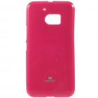 HTC 10 (M10 Lifestyle) Mercury tumši rozs cieta silikona (TPU) apvalks
