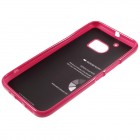 HTC 10 (M10 Lifestyle) Mercury tumši rozs cieta silikona (TPU) apvalks