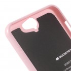 HTC One A9 Mercury gaiši rozs cieta silikona (TPU) apvalks