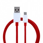 Oficiāls „OnePlus“ Fast Charging USB Type-C sarkans vads 1 m. (D301, origināls)