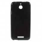 HTC Desire 510 cieta silikona (TPU) melns apvalks