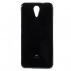 HTC Desire 620 Mercury melns cieta silikona (TPU) apvalks