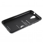 HTC Desire 620 Mercury melns cieta silikona (TPU) apvalks