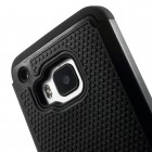 Pastiprinātas aizsardzības melns HTC One M9 apvalks
