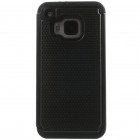 Pastiprinātas aizsardzības melns HTC One M9 apvalks