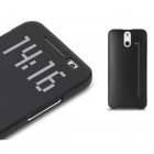HTC One E8 Rock Bose melns atvēramais maciņš