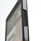 Slīpēta metāla melns HTC One M7 apvalks