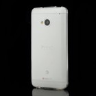 HTC One M7 dzidrs (matēts) cieta silikona TPU pasaulē planākais futrālis