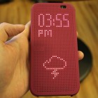 Origināls HTC One M8 Dot View violets atvēramais futrālis (2014)