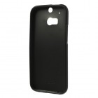 HTC One M8 krāsains cieta silikona apvalks - rūtains