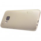 HTC One M9 Nillkin Frosted Shield zelta plastmasas apvalks + ekrāna aizsargplēve