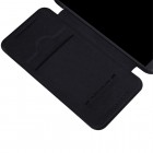 Greznais „Nillkin“ Qin sērijas ādas atvērams melns HTC One M9 maciņš