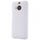HTC One M9+ Plus Nillkin Frosted Shield balts plastmasas apvalks + ekrāna aizsargplēve