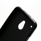 HTC One mini Jelly Case melns cieta silikona (TPU) futrālis