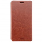 Huawei Ascend G7 „Mofi“ Rui sērijas brūns ādas atvērams maciņš