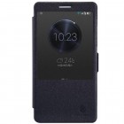 Huawei Ascend Mate 7 „Nillkin“ Fresh atvēramais melns maciņš