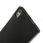 Huawei Ascend P7 Mercury melns cieta silikona (TPU) futrālis