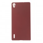 Huawei Ascend P7 plastmasas sarkans futrālis