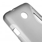 Huawei Ascend Y330 dzidrs un matēts cieta silikona (TPU) apvalks