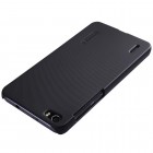 Huawei Honor 6 Nillkin Frosted Shield melns plastmasas apvalks + ekrāna aizsargplēve