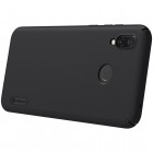 Huawei Honor Play Nillkin Frosted Shield melns plastmasas apvalks