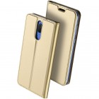 Huawei Mate 10 Lite „Dux Ducis“ Skin sērijas zelta ādas atvērams maciņš 