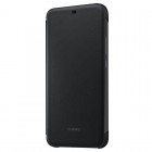 Oficiāls Huawei Mate 20 Lite Flip Cover melns atvērams maciņš (maks)