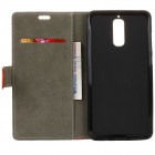 Huawei Mate 9 Pro (Huawei Mate 9 Pro Porsche Design) atvēramais ādas sarkans maciņš, grāmata (maks)