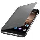 Oficiāls Huawei Mate 9 Smart View Flip Cover pelēks atvērams maciņš (maks)
