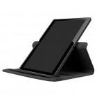 Huawei MediaPad T3 10 atvēramais melns ādas maciņš, grozās 360° grādu apjomā