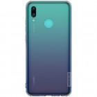 Huawei P smart 2019 (Honor 10 Lite) ThinQ Nillkin Nature dzidrs (caurspīdīgs) silikona planākais pelēks apvalks