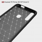Huawei P Smart Z „Carbon“ cieta silikona (TPU) melns apvalks
