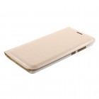 Huawei P10 (Huawei Ascend P10) zelta atvēramais Flip Wallet ādas maciņš - maks