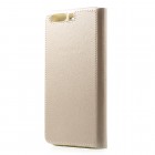 Huawei P10 (Huawei Ascend P10) zelta atvēramais Flip Wallet ādas maciņš - maks