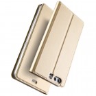 Huawei P10 (Huawei Ascend P10) „Dux Ducis“ Skin sērijas zelta ādas atvērams maciņš