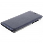 Huawei P10 (Huawei Ascend P10) zils atvēramais Flip Wallet ādas maciņš - maks
