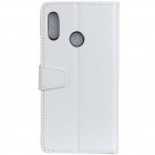 Huawei P20 Lite (Nova 3e) atvēramais ādas balts maciņš, grāmata (maks)