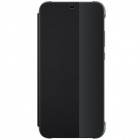 Oficiāls Huawei P20 Lite (Nova 3e) Smart View Flip Cover melns atvērams maciņš (maks)