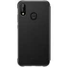Oficiāls Huawei P20 Lite (Nova 3e) Smart View Flip Cover melns atvērams maciņš (maks)
