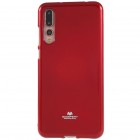 Huawei P20 Pro Mercury sarkans cieta silikona (TPU) apvalks