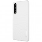 Nillkin Frosted Shield Huawei P20 Pro balts plastmasas futrālis + ekrāna aizsargplēve