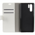 Huawei P30 Pro atvēramais ādas balts maciņš, grāmata (maks)