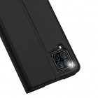Huawei P40 Lite „Dux Ducis“ Skin sērijas melns ādas atvērams maciņš 